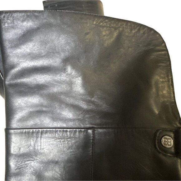 BCBG MAXAZRIA Black Leather Over the knee boots - Picture 8 of 16